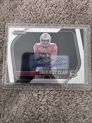 2025 Panini Prizm Black - Prospects Extended Tavien St. Clair  Silver Prizm Auto