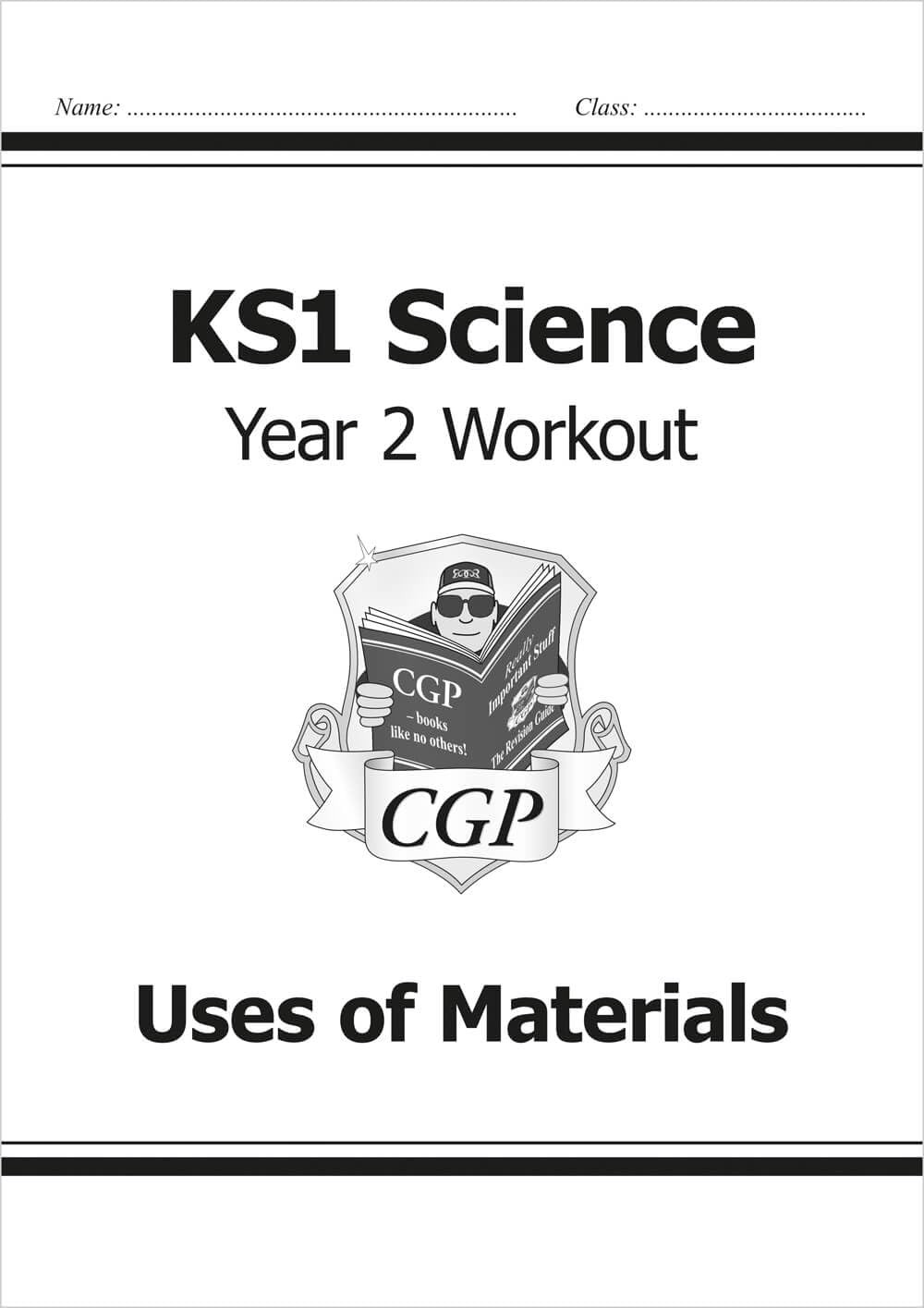CGP KS1 Science Year 2 Workout Uses of Materials Practice Book Ages 6-7 - Image 3