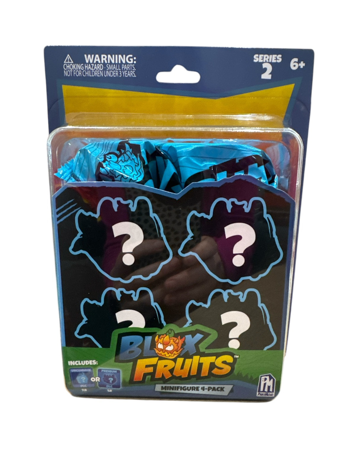 Roblox SERIES 2 Blox Fruits MINIFIGURE Mystery 4 Pack & 1 DLC Code