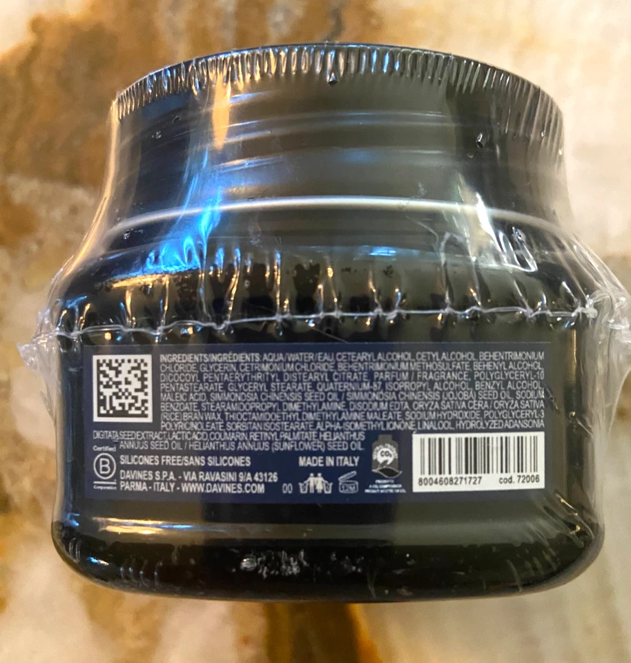 DAVINES- Heart of Glass- Intense Treatment- Blonde Hair Repair Mask 5.29oz - NEW - Image 3 of 3