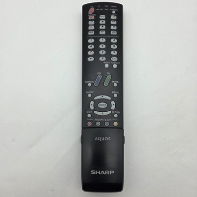 Genuine Sharp Aquos TV GA600WJSA Remote Control OEM LC-46D64 LC-52D64 LC-65D64