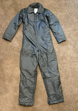 Military Coveralls, Flyer's CWU-64/P Insulated Aramid Cold Weather Green Sz 36L