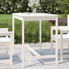 Garden Table Solid Wood Pine