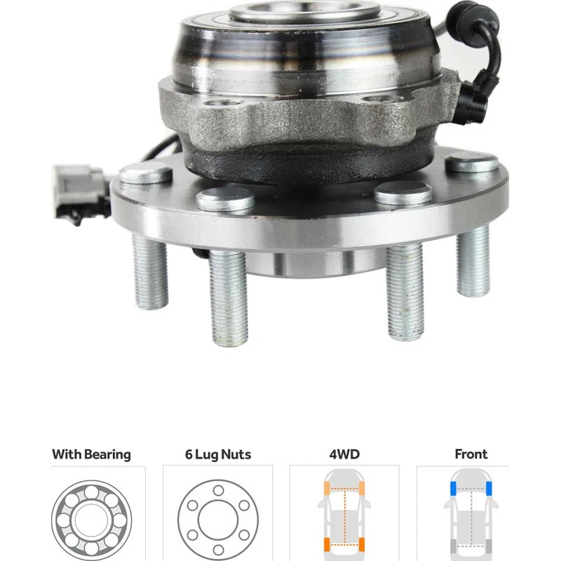 TrueDrive Wheel Hub For 05-19 Nissan Frontier Pathfinder Xterra Suzuki Equator - Image 2 of 4