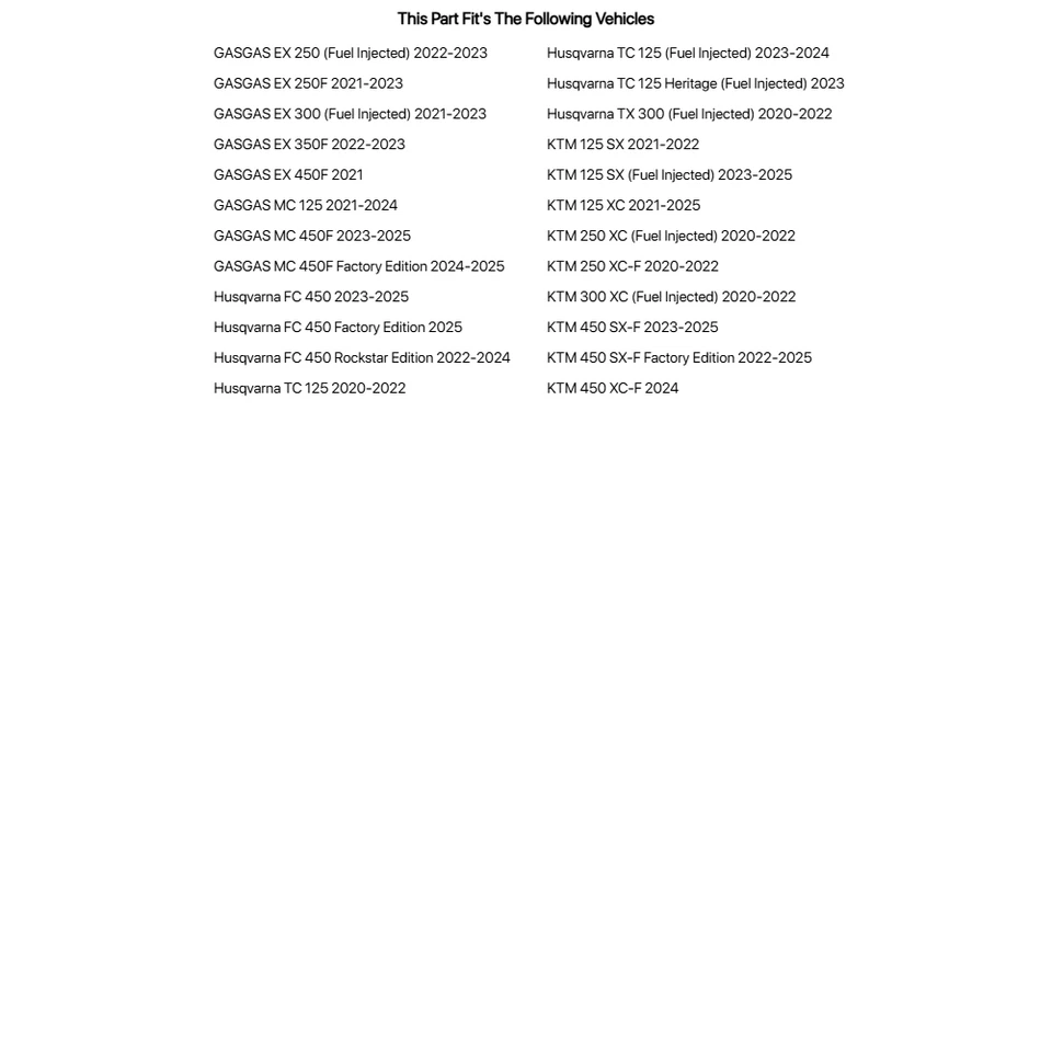 Primary Drive 钢制套件和 X 形环链适用于 KTM 250 XC-F 2020-2022 — 第 2/2 张图片
