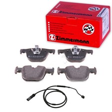 Zimmermann BREMSBELÄGE + WARNKONTAKTE HINTEN passend für BMW 3er F30 F31 F34 4er