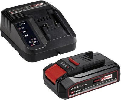 Einhell PXC-Starter-Kit 18 V 2,5 Ah  Akku Ladegerät