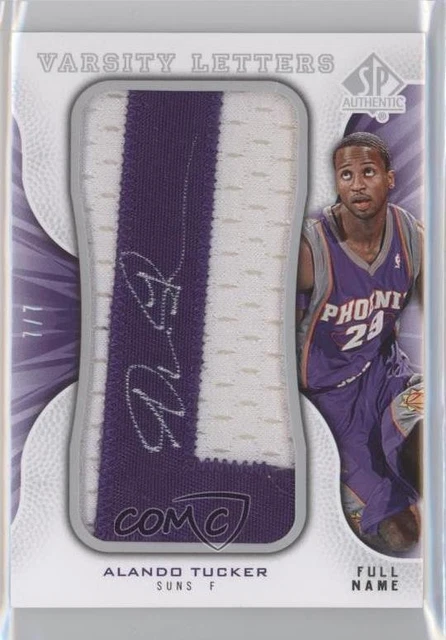 2008-09 SP Authentic Varsity Letters Veterans Full Name /7 Alando Tucker Auto