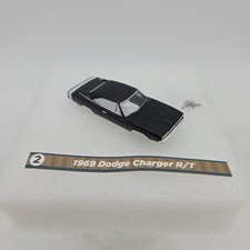 Auto World 1969 Black Dodge Charger R/T 1:64 Slot BODY ONLY  Guide Pin SC392