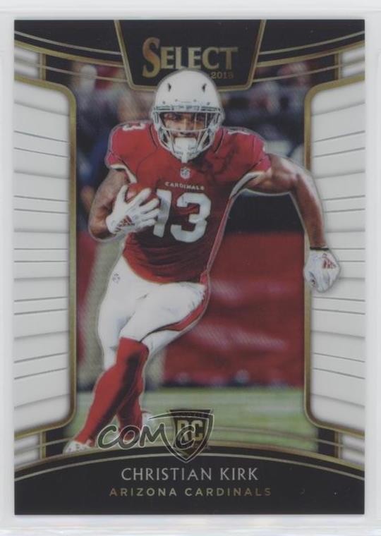 2018 Panini Select Concourse White Prizm /75 Christian Kirk #65 Rookie RC e6p