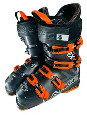 LANGE RX120 Ski BOOTS Mondo 24.5 Black And Orange 286 MM