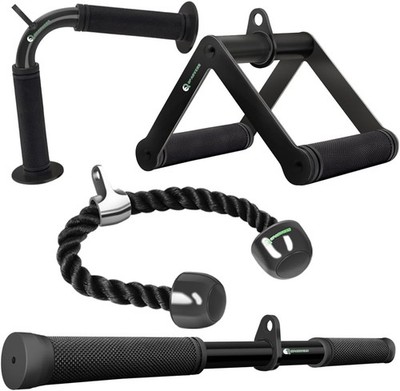 QPARVERS Cable Machine Attachment Set LAT Pulldown Gym Kit