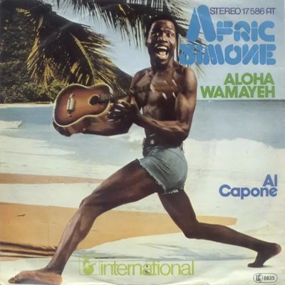 Afric Simone Aloha Wamayeh Vinyl Single 7inch Hansa