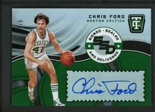 2017-18 CHRIS FORD 1/5 AUTO PANINI TOTALLY CERTIFIED AUTOGRAPHS