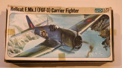 FROG 1:72 GRUMMAN HELLCAT MK.I (F6F-3) CARRIER FIGHTER VINTAGE KIT
