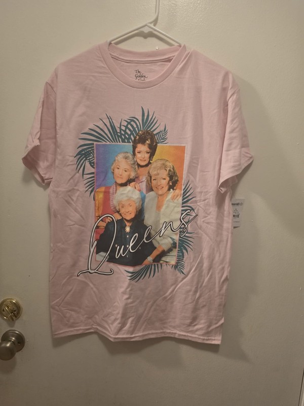 Women's Golden Girls Pink T-shirt Medium