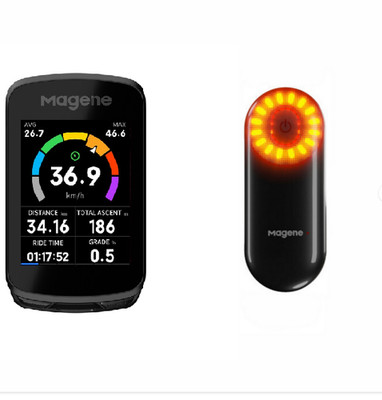 Magene C606 PRO GPS Fahrradcomputer Touchscreen 2,4 Zoll mit L508 Radarlicht