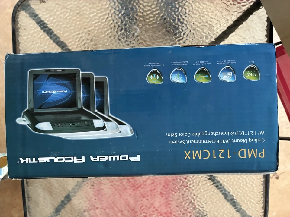 Sistema de entretenimiento DVD de montaje en techo Power Acoustik PMD-121CMX Foto 4 de 4