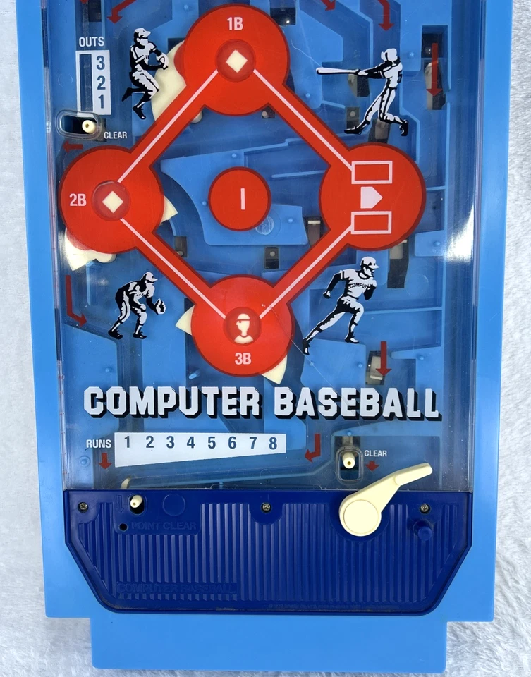 Juego de béisbol de computadora vintage 1976 - Juegos de época estilo pinball juego arcade Foto 2 de 4