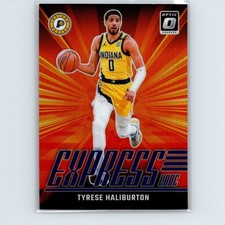 2024-25 Donruss Optic Tyrese Haliburton #25 Express Lane Purple Indiana Pacers