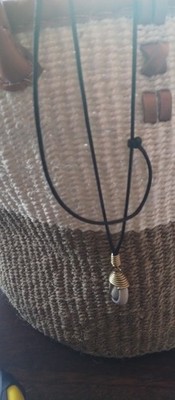 African Cowry Shell Neck Lace Choker Brass Anchor Necklace Handmade Jewelry