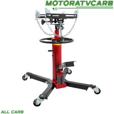 ALL-CARB 1322-1660LBS Transmission Jack 2 Stage Hydraulic Adjustable Height Red