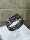 Vintage Solid Silver .925 Buckle Ring Band Size UK Size Q Ship Worldwide