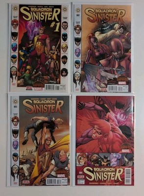 Squadron Sinister #1-4 Complete Series Marvel Comics 2015 Comic Lot NICE!