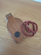Vintage Wooden And Leather Bellows Pump