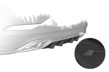 Heck Ansatz Spoiler Tuning Diffusor für VW Polo 6 2G (Typ AW) R-Line HA440-S