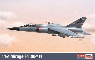 ACADEMY AC12665 1/144 Dassault Mirage F1 Fighter Aircraft Assembly Model Kit