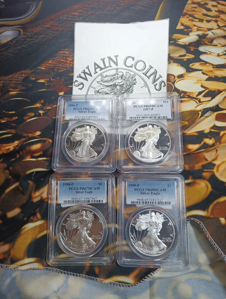 American Eagle PR 69 Graded 1996 Silver Bullion Coins for sale | eBay