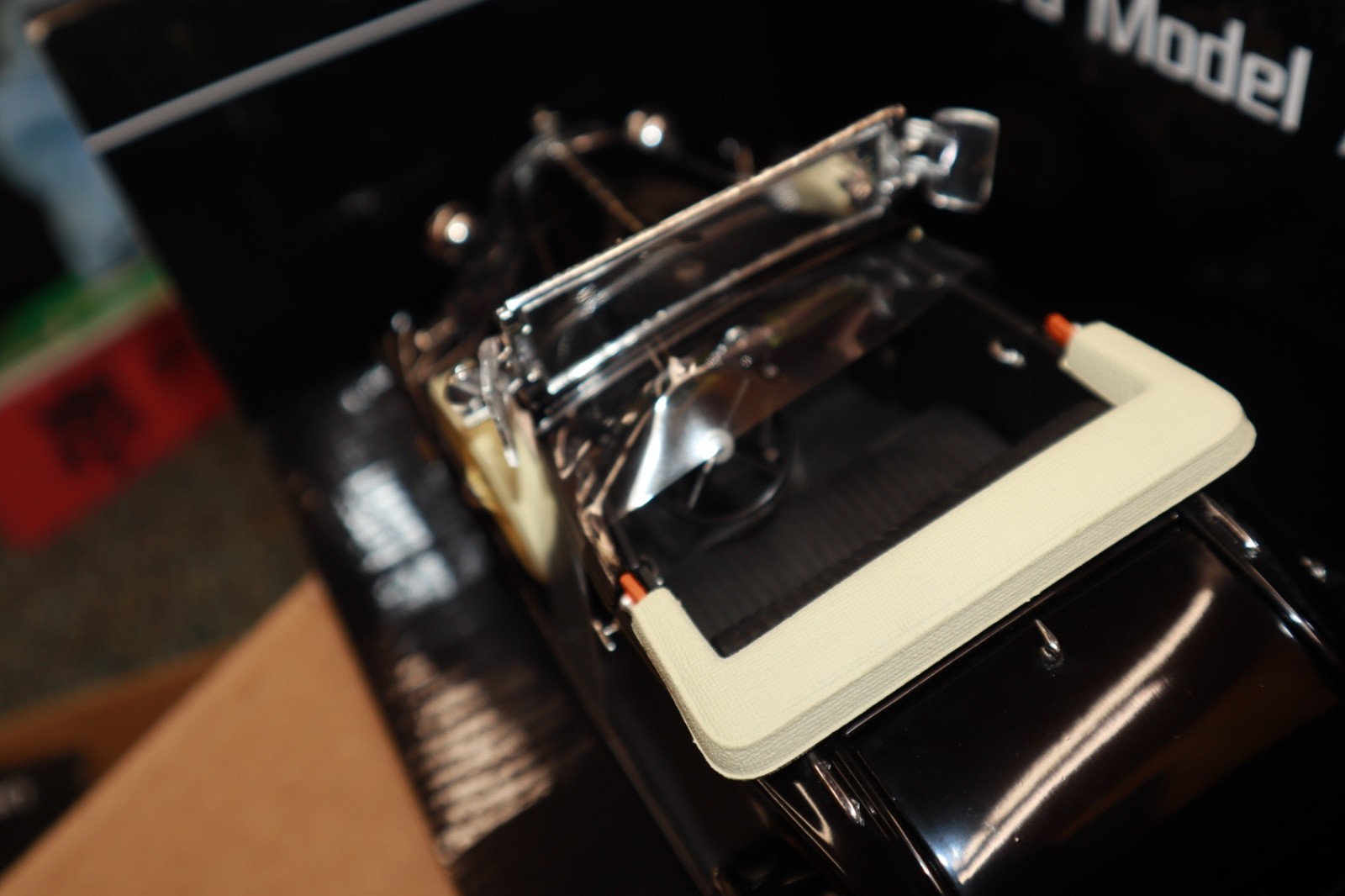 1931 Ford Model A Roadster Car in Black 1/18 by Sun Star # 6183