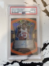 Isaiah Stewart Rookie Signatures Neon Orange Pulsar 16/30 Psa 10