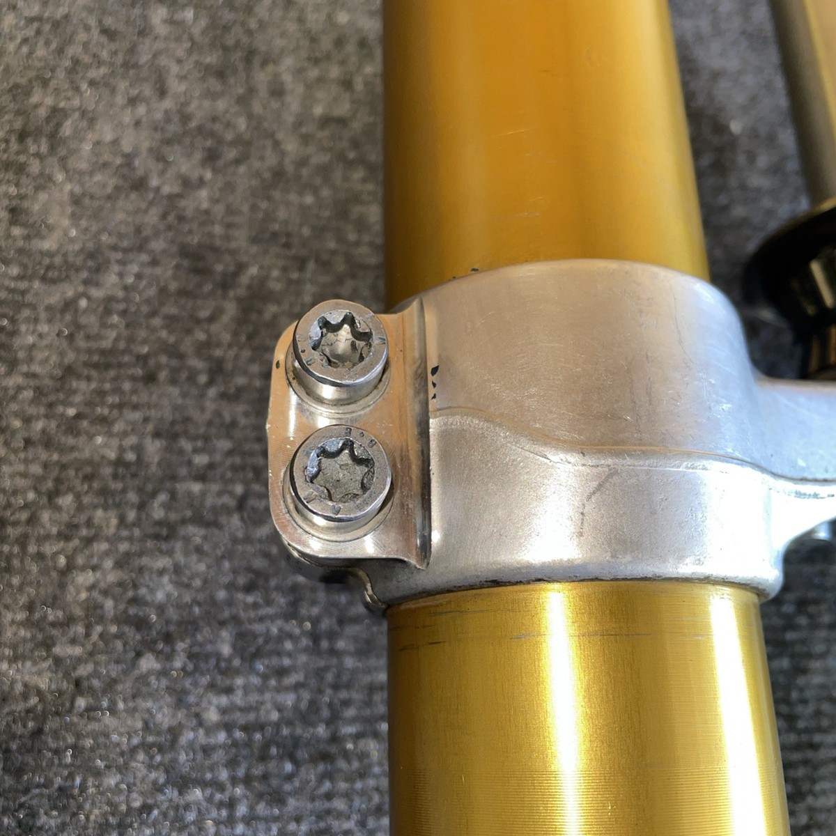 09-14 BMW S1000RR OEM FRONT FORKS SHOCK SUSPENSION PAIR TRIPLE