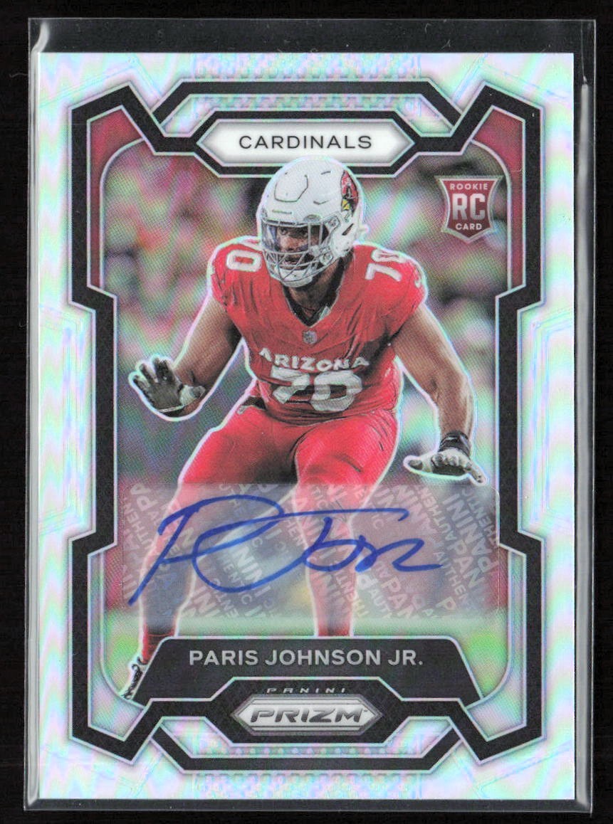 2023 Panini Prizm #304 Paris Johnson Jr. Autographs Prizm Silver