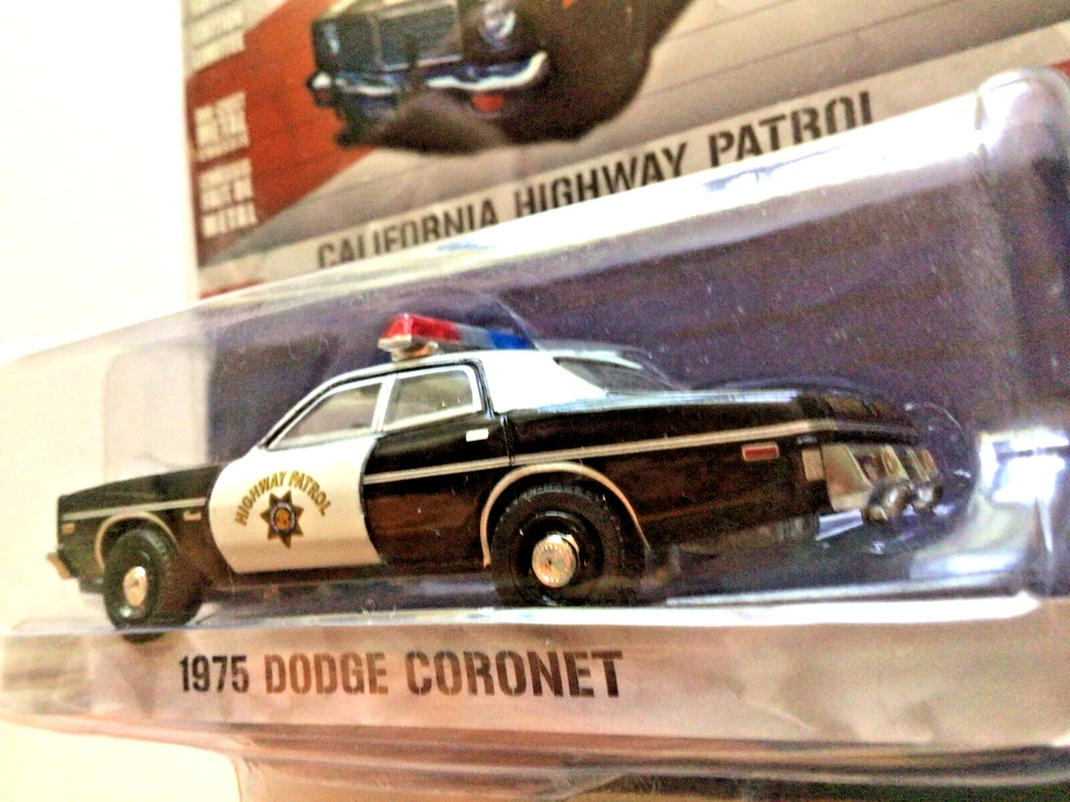 Greenlight  1975 DODGE CORONET CHP Hot Pursuit California Highway Patrol MOPAR - Image 4 of 4