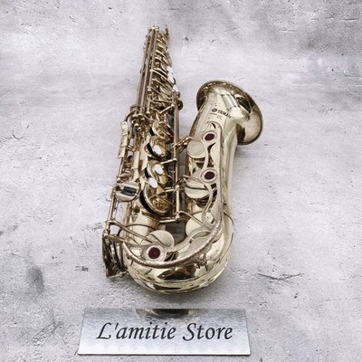 YAMAHA YAS-32 & Case Alto Saxophone Sax YAS32 Purple Logo Japan