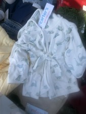 Bathrobe 0 To 9 Months Carter With Dinosaurs Nwt