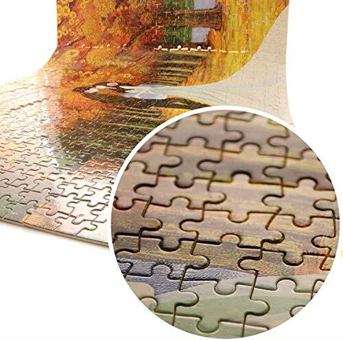 Queenie 1000-Piece Wooden Jigsaw Puzzle - Mount Fuji Cherry Blossoms, 30x20 Inch Finished, For Adults, Teens, Home Decor