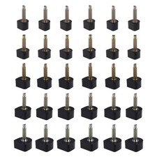 30Pcs/15 Pairs Shoe Repair Stiletto Replacement Heel Tips Dowel Lifts
