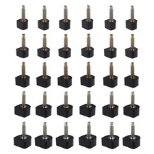 30Pcs/15 Pairs Shoe Repair Stiletto Replacement Heel Tips Dowel Lifts