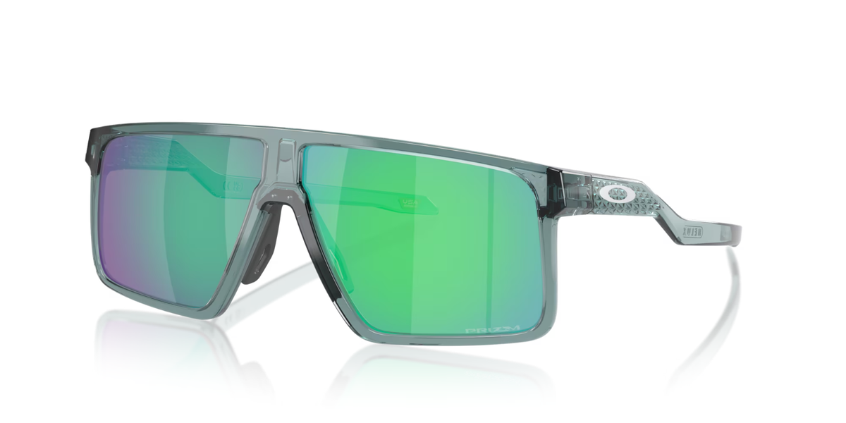 NEW Oakley HELUX Crystal Black Clear PRIZM Jade Lens Sunglass