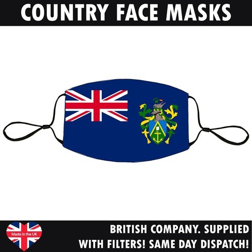 Lote de Máscara Facial Bandera Del País Reutilizable Lavable Transpirable Banderas Mundiales Hecho a Mano - Imagen 186 de 254