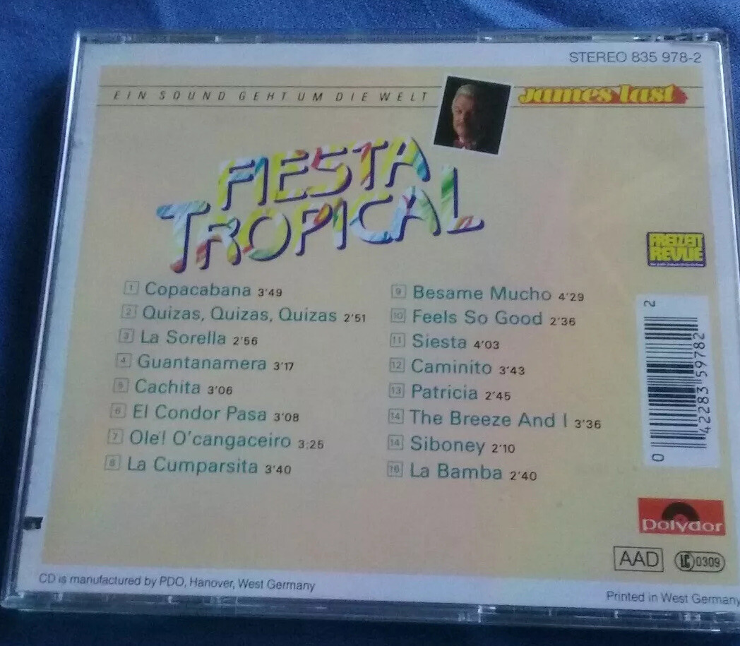 James Last fiesta Tropical cd Orchestra arranged Music CD | eBay