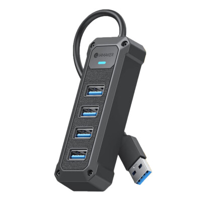 4/7 Ports USB 3.0 Hub Multiport Adapter Compatible with Laptop, PC, MacBook US