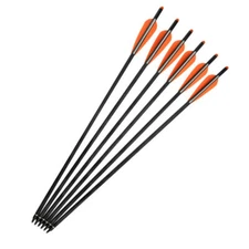 16-22 inch Crossbow Bolts Carbon Arrows Archery Target Hunting Shooting 6 pieces