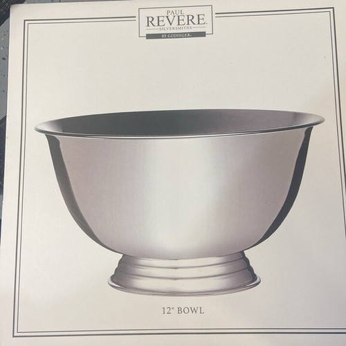 Ciotola Revere Godinger Revere 12". Platino - Foto 2 di 2