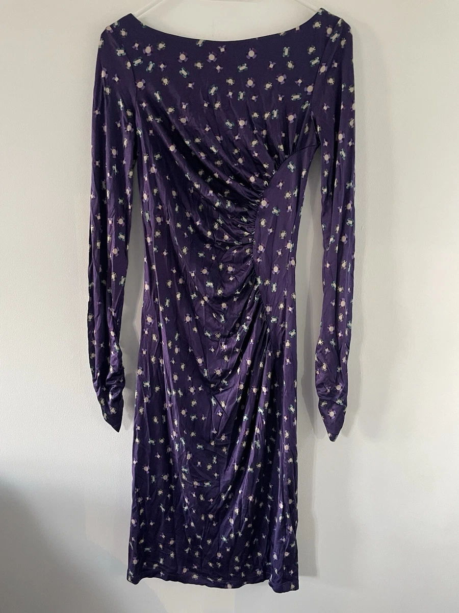Jupe Midi L.K. Bennett – Femme, Taille UK 8, Ligne A, Coton Multicolore, Très Bon état