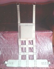 SEX SWING PLAY ROOM HEAVY DUTY HIGH CHROME WHITE LEATHER 100 ADULT FUN